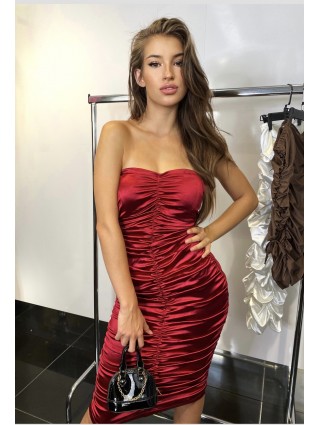 Robe bustier satin Léa